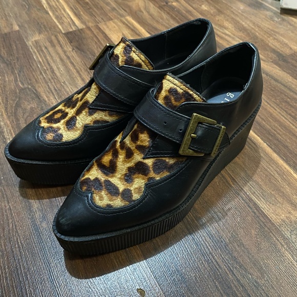 Leopard Platform Creepers - Picture 1 of 3